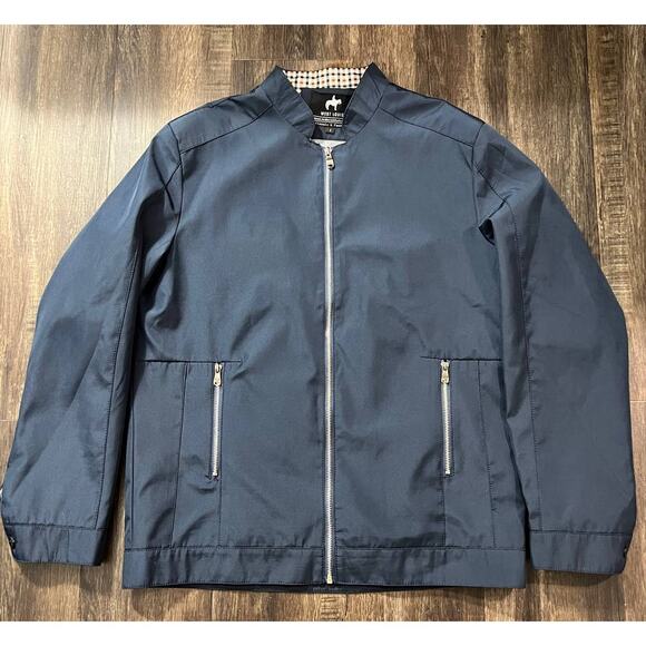 NWOT West Louis Business-Man Lightweight Jacket in Navy Blue Size L - Picture 7 of 8